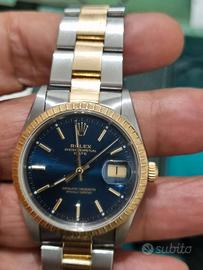 rolex oyster perpetual date full set svizzero