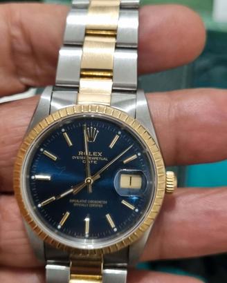 rolex oyster perpetual date full set svizzero