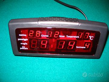SVEGLIA DIGITALE MULTIFUNZIONE (nuova)