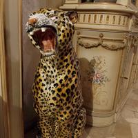 leopardo in porcellana 