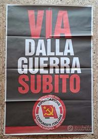 manifesto Rifondazione Comunisti Italiani