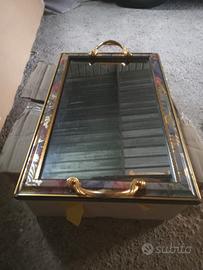 vassoio da portata con piano a specchio
