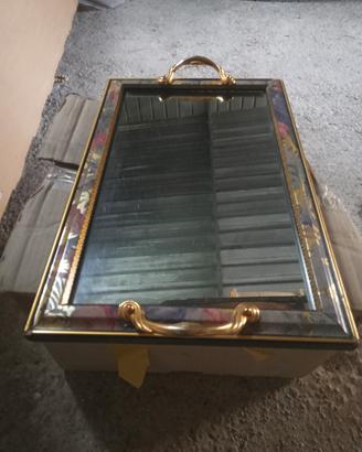 vassoio da portata con piano a specchio