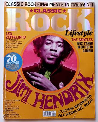 rivista Classic Rock - Jimi Hendrix