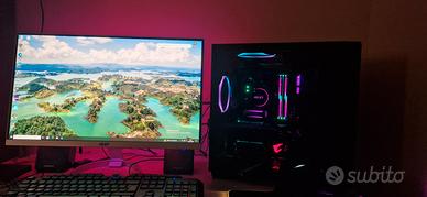 schermo Acer 25 p. 2k  - gpu gigabyte 1050 ti