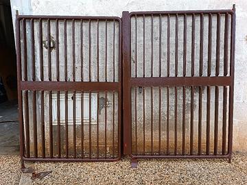 Cancello e cancelletto in ferro massiccio