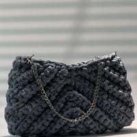 Borsa Uncinetto - RecTriangle Grey Luxury