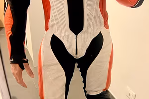 Tuta Moto Pelle IXON Vendetta Tg L - Airbag Ready