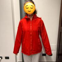 Giacca Lady Mei rossa con interno in pile