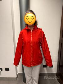 Giacca Lady Mei rossa con interno in pile