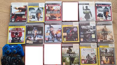 14 giochi Playstation 3 PS3 + 2 joystick omaggio