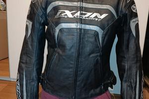 giacca moto in pelle da donna taglia m