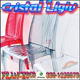 sedie in policarbonato trasparenti