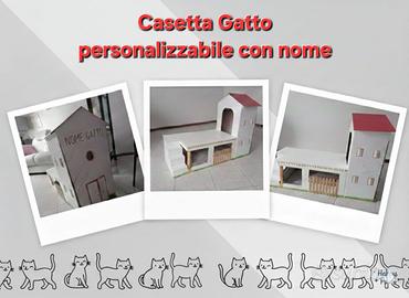 CASETTA per gatti - personalizzabile con il nome-