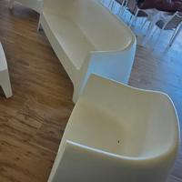 SOLID - Set di mobili da giardino bianchi Vondom