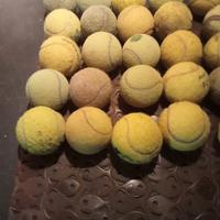 34 palline da tennis usate 
