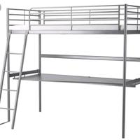 Letto a soppalco ikea una piazza e mezza