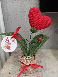 fiore bomboniera cuore