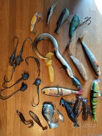 lotto esche artificiali Siluro spinning