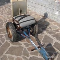 Carrello per motocoltivatore