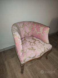 set 2 poltrone e 1 poggiapiedi