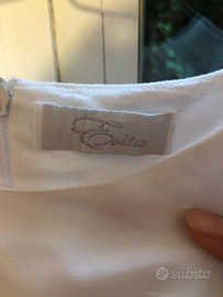 Vestito per comunione o damigella bambina