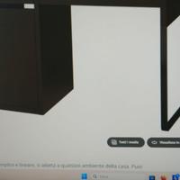 scrivania ikea nera