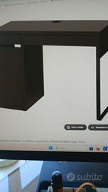 scrivania ikea nera