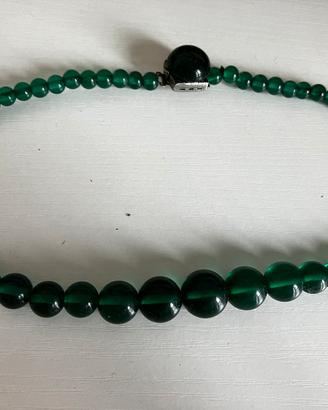 Collana verde vintage