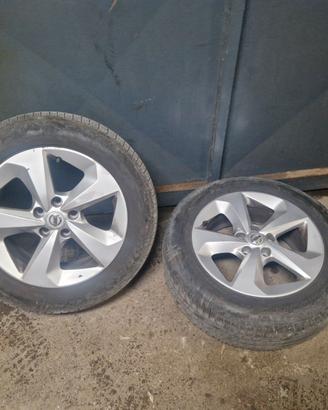 CERCHI IN LEGA X NISSAN QASHQAI-ORIG+GOMME 215/R17