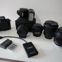 Nikon Z6 body + ottiche + flash e altro