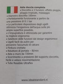 ASTA DOCCIA ORIGINALE 'IDEAL STANDARD'