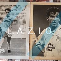 Vecchie fotografie giocatori calcio Lazio.