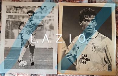 Vecchie fotografie giocatori calcio Lazio.