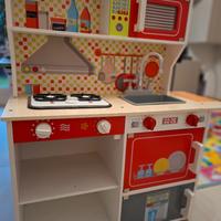 Cucina legno per bambini e accessori