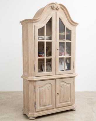 Credenza Provenzale in Rovere Massello Sbiancato