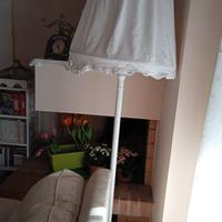 Piantana Shabby Chic bianca