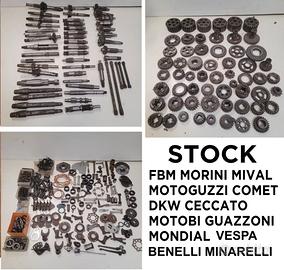 Stock ricambi moto epoca 60-70's nuovi usati