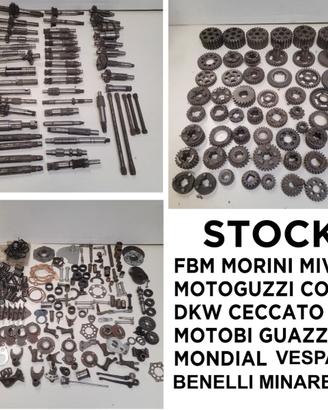 Stock ricambi moto epoca 60-70's nuovi usati