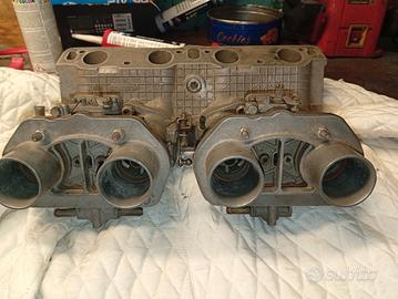 collettore+carburatori Weber 40 fiat 124