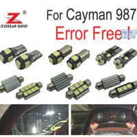 KIT 19 LAMPADE LED INTERNE PER PORSCHE CAYMAN 987 