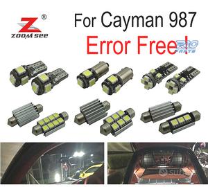 KIT 19 LAMPADE LED INTERNE PER PORSCHE CAYMAN 987 