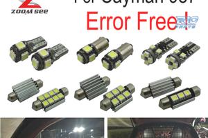 KIT 19 LAMPADE LED INTERNE PER PORSCHE CAYMAN 987 