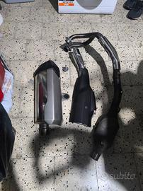 scarico completo originale africa twin 1000