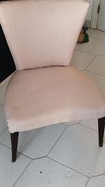 Poltroncina colore rosa antico anni 60