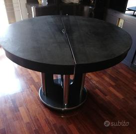 tavolo in legno allungabile anni 70