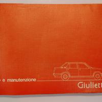 MANUALE ALFA ROMEO Alfa Giulietta uso e manutenzi