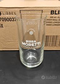 Set 6 bicchieri Birra Moretti 0,20L