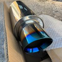 Terminale universale scarico 76mm