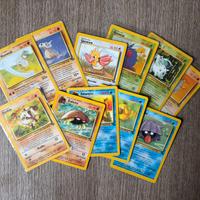 Lotto carte Pokémon vintage Jungle + Fossil